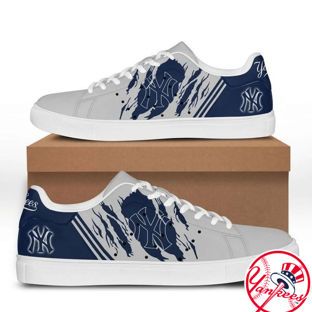 New York Yankees A0 Stan Smith Shoes 1 New York Yankees A0 Stan Smith Shoes