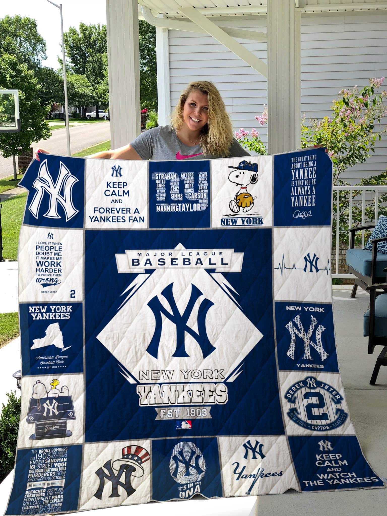 New York Yankees Blanket 1 New York Yankees Blanket