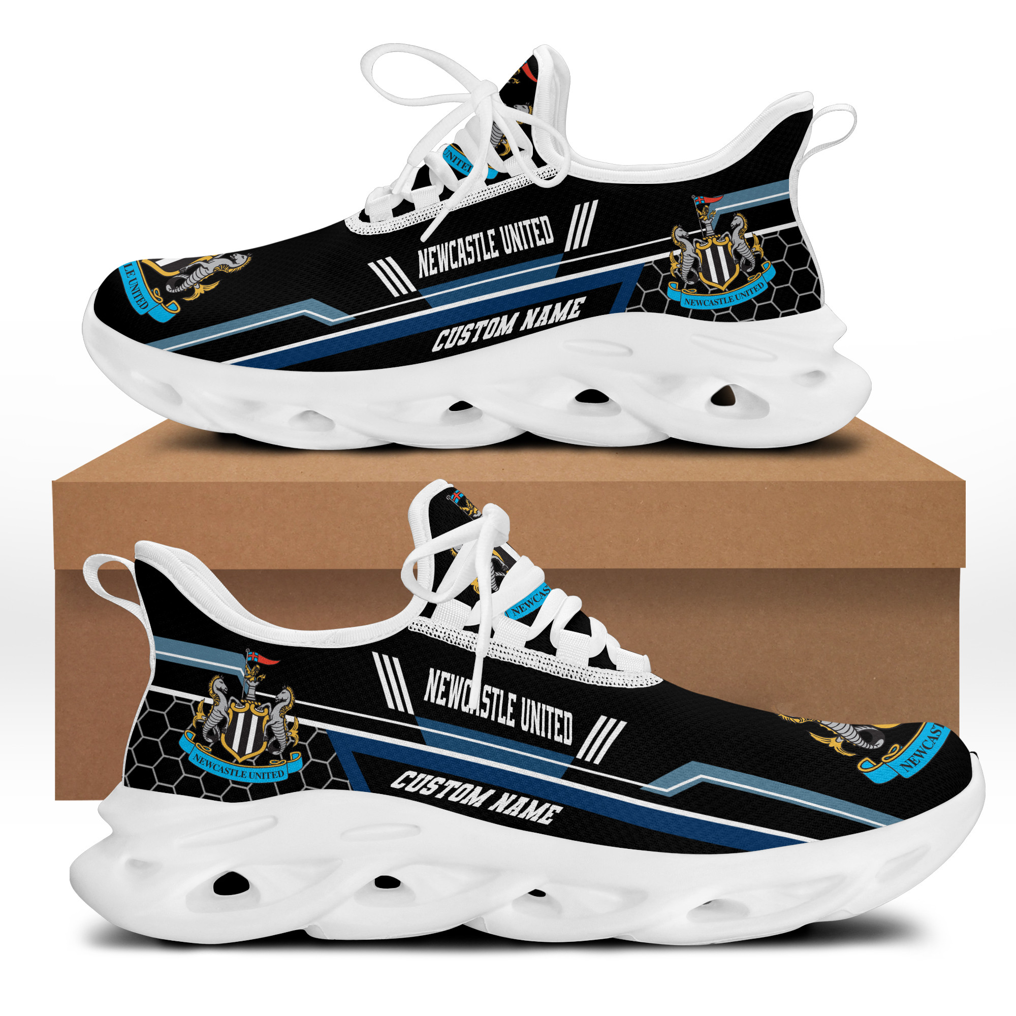 Newcastle United Custom Name Max Soul Shoes Shoes 1 Newcastle United Custom Name Max Soul Shoes Shoes