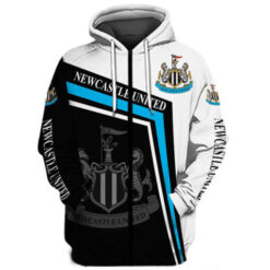 Newcastle United Hoodie Zip Hoodie 3D