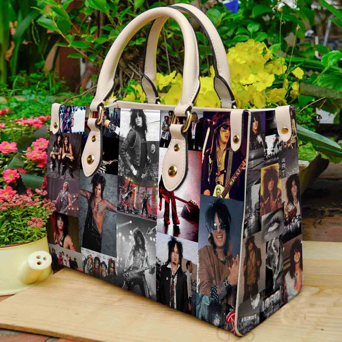Nikki Sixx Leather Handbag 1 Nikki Sixx Leather Handbag
