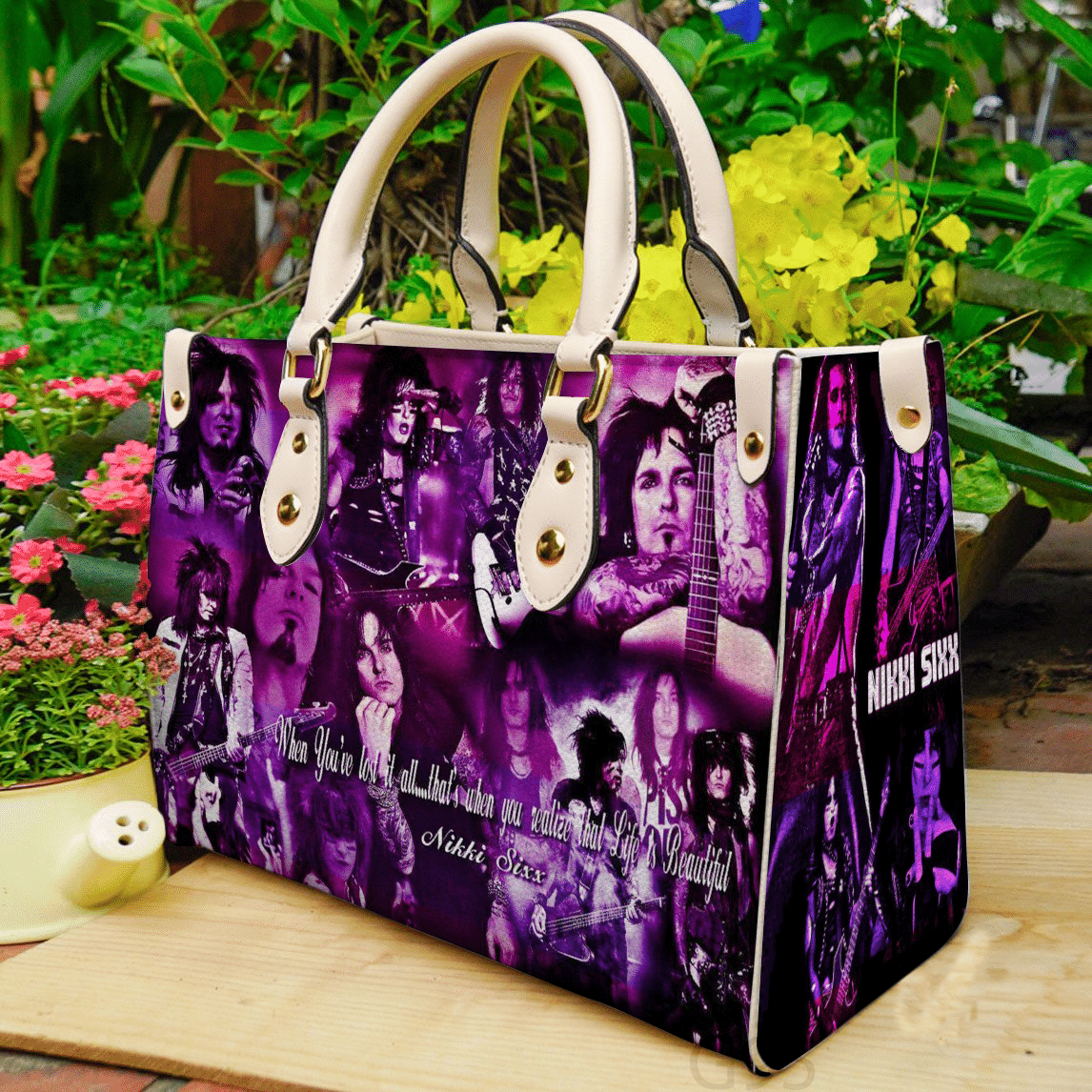 Nikki Sixx Leather Handbag 1 Nikki Sixx Leather Handbag