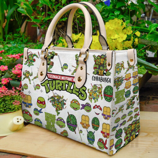 Ninja Turtles 01 Leather Handbag 1 Ninja Turtles 01 Leather Handbag