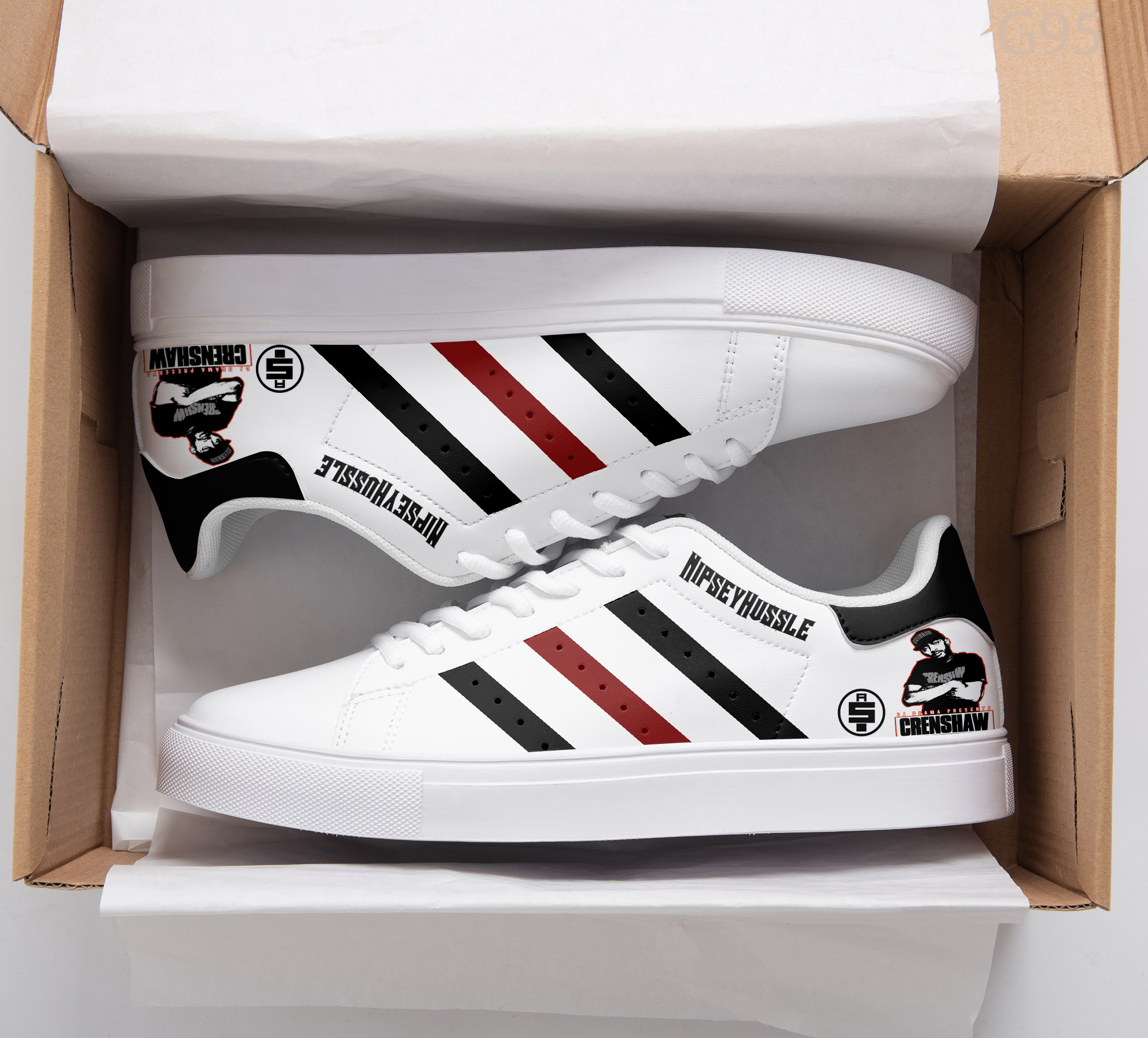 Nipsey Hussle Stan Smith Shoes 1 Nipsey Hussle Stan Smith Shoes