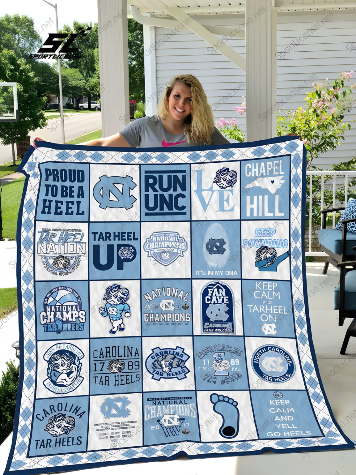 North Carolina Tar Heels 3 Blanket 1 North Carolina Tar Heels 3 Blanket
