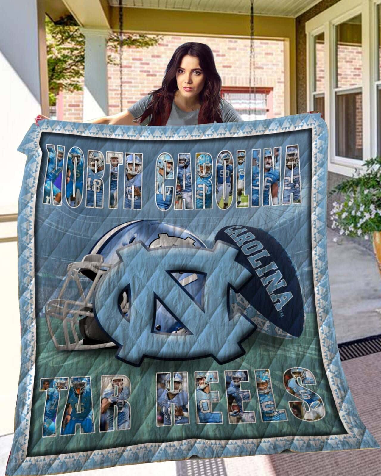 North Carolina Tar Heels Blanket 1 North Carolina Tar Heels Blanket