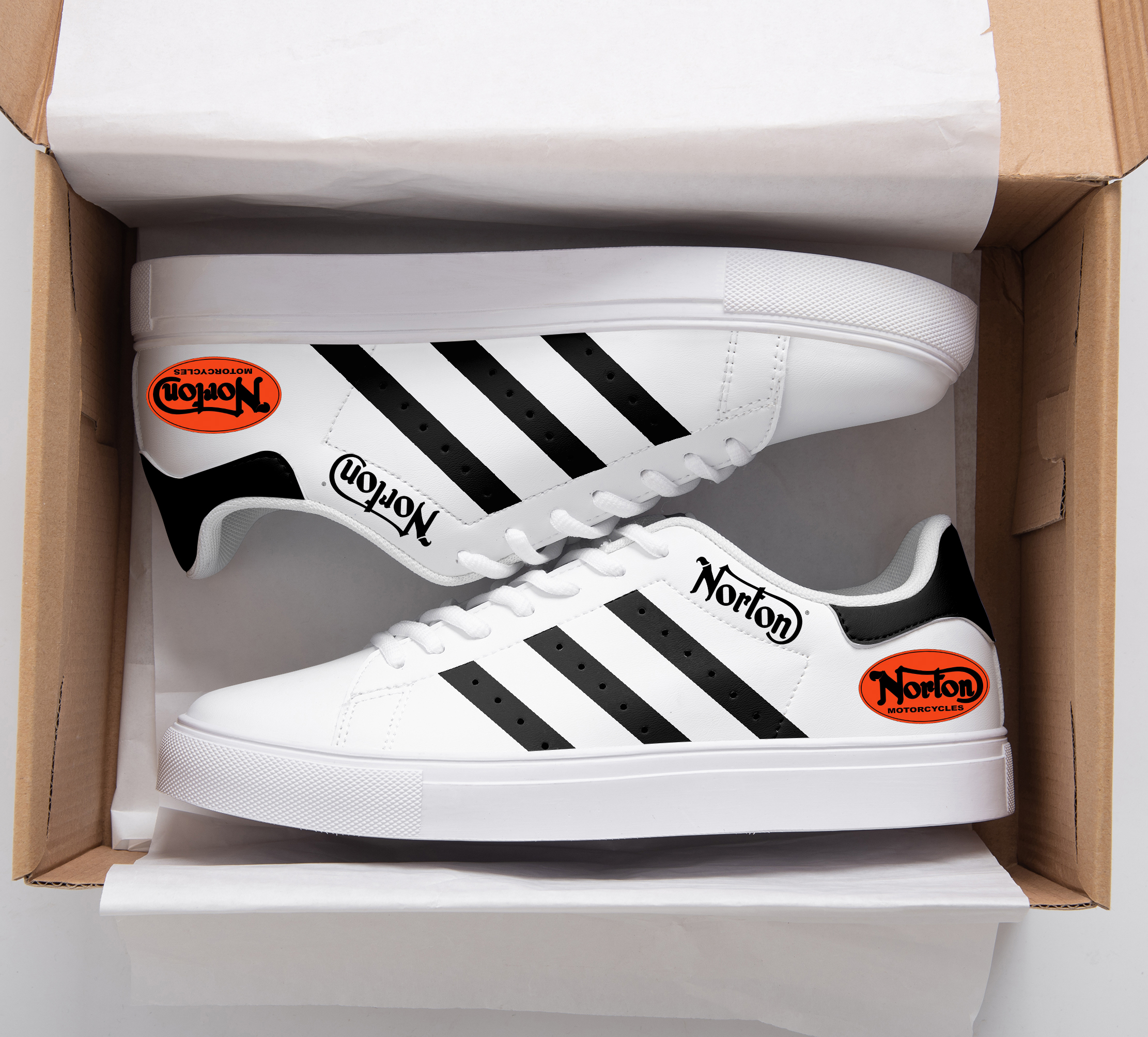 Norton Motorcycle Stan Smith Shoes 1 Norton Motorcycle Stan Smith Shoes