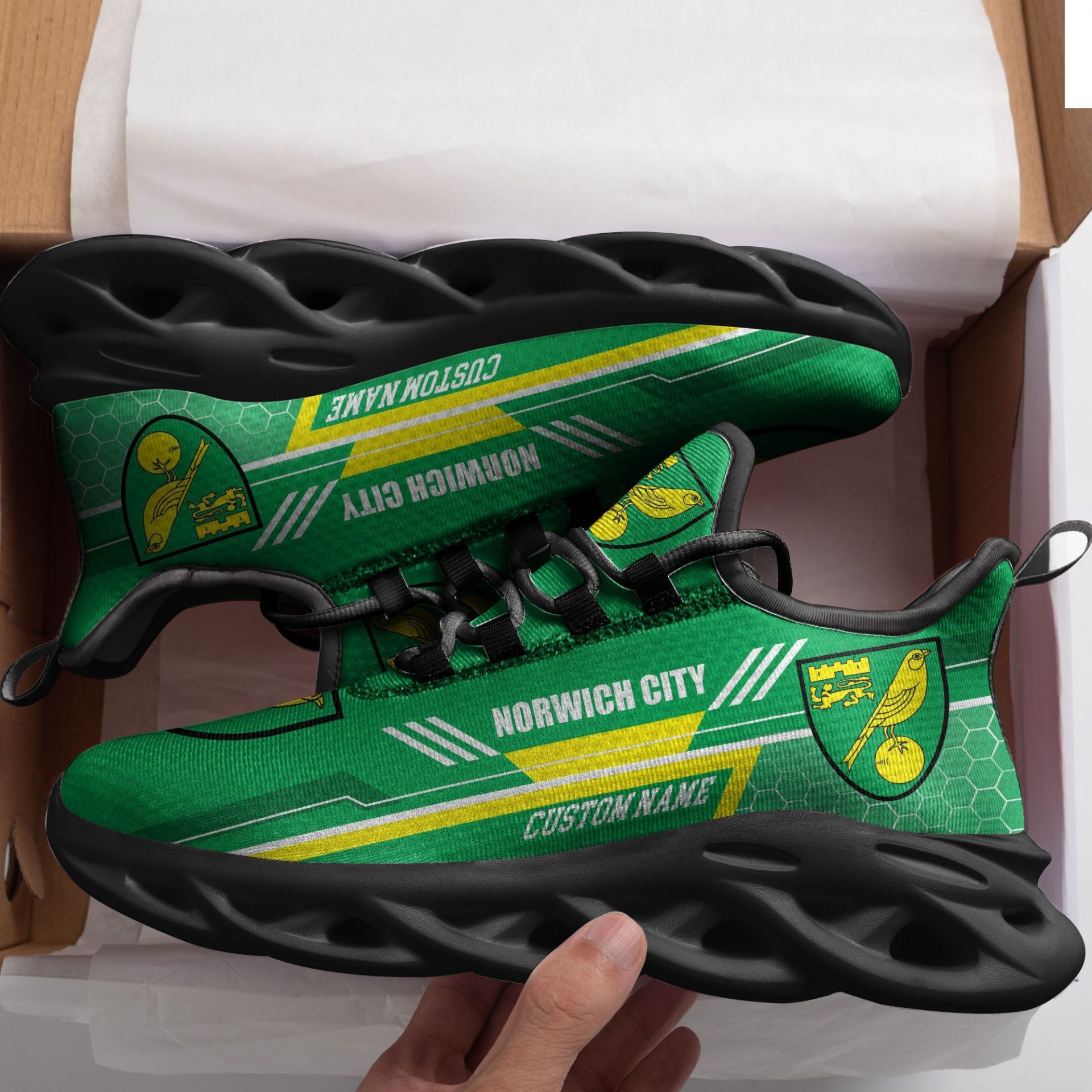 Norwich City FC A1 Max Soul Shoes 1 Norwich City FC A1 Max Soul Shoes