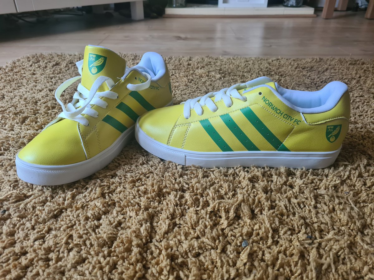 Norwich City FC Stan Smith Shoes 1 Norwich City FC Stan Smith Shoes