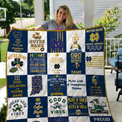 Notre Dame Fighting Irish 1 Blanket