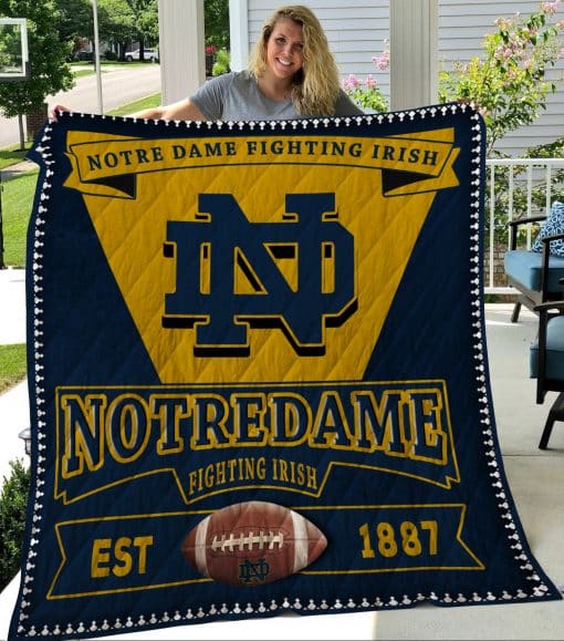 Notre Dame Fighting Irish 2 Blanket 1 Notre Dame Fighting Irish 2 Blanket