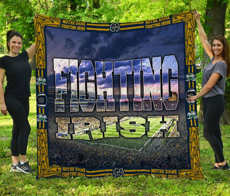 Notre Dame Fighting Irish Blanket 1 Notre Dame Fighting Irish Blanket