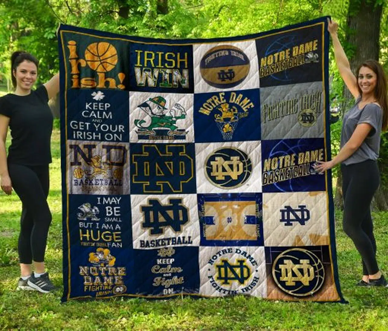 Notre Dame Fighting Irish Blanket 1 Notre Dame Fighting Irish Blanket