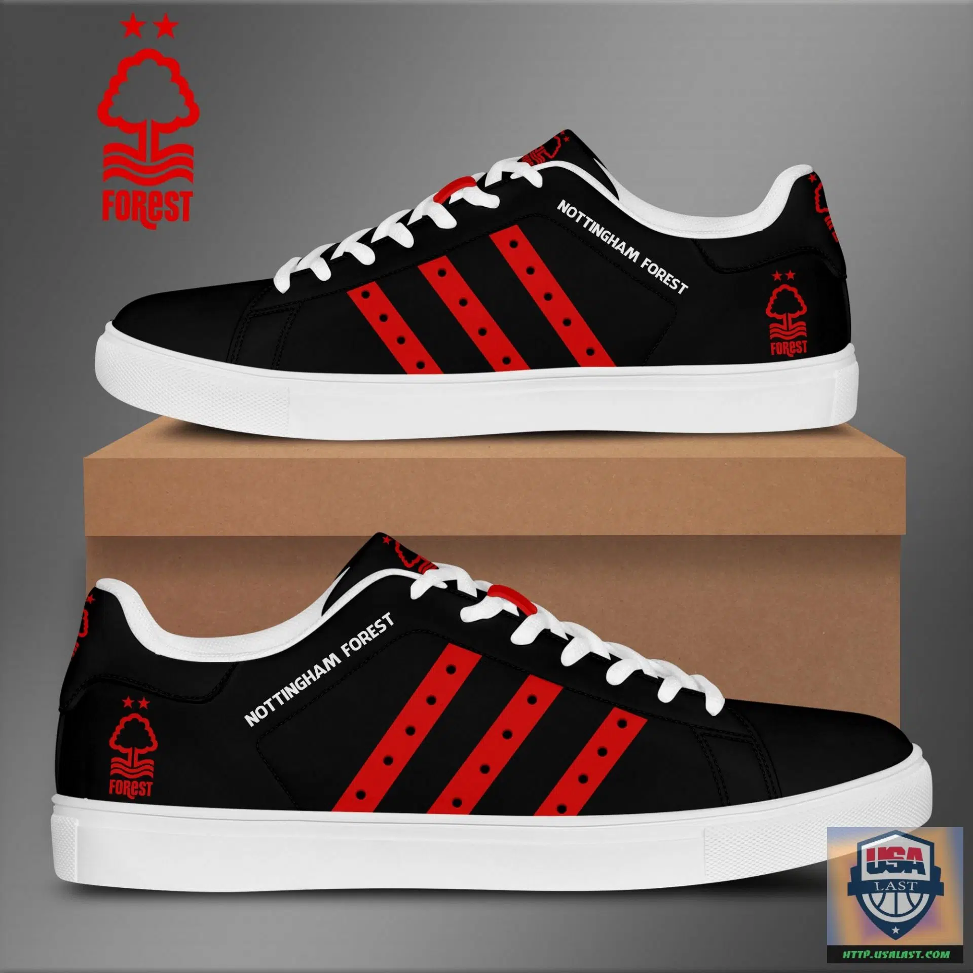 Nottingham Forest Stan Smith Shoes 1 Nottingham Forest Stan Smith Shoes