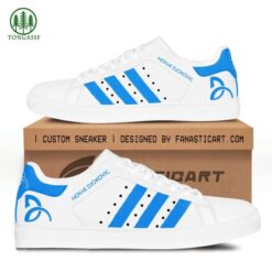Novak Djokovic Blue Stan Smith Shoes