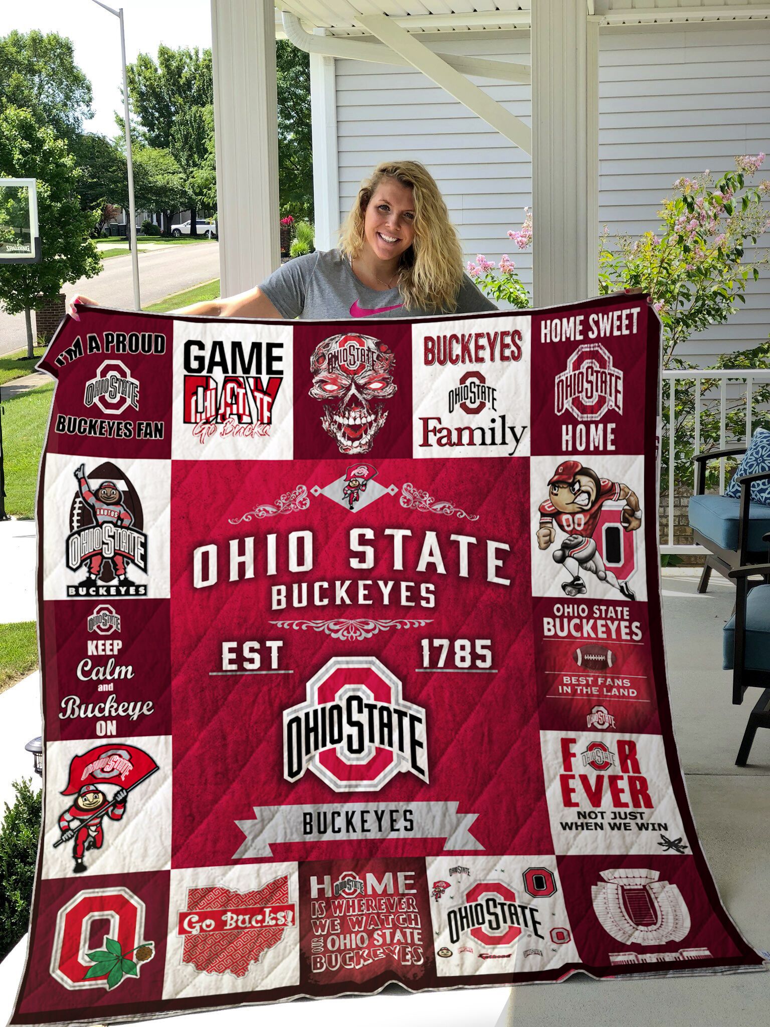 Ohio State Buckeye Blanket 1 Ohio State Buckeye Blanket