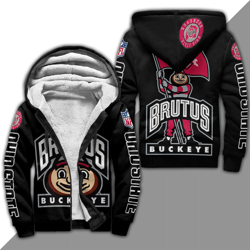 Ohio State Buckeye Fleece Jacket 1 Ohio State Buckeye Fleece Jacket
