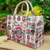 Ohio State Buckeye Leather Handbag