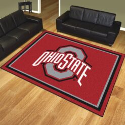 Ohio State Buckeyes Area For Living Room Home Decor Area Rug