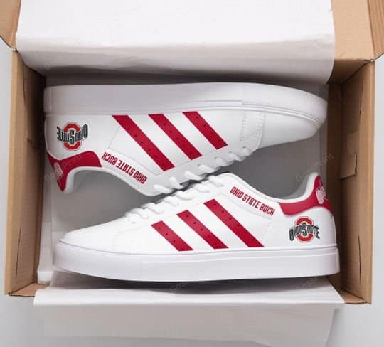Ohio State Buckeyes G1 Stan Smith Shoes 1 Ohio State Buckeyes G1 Stan Smith Shoes