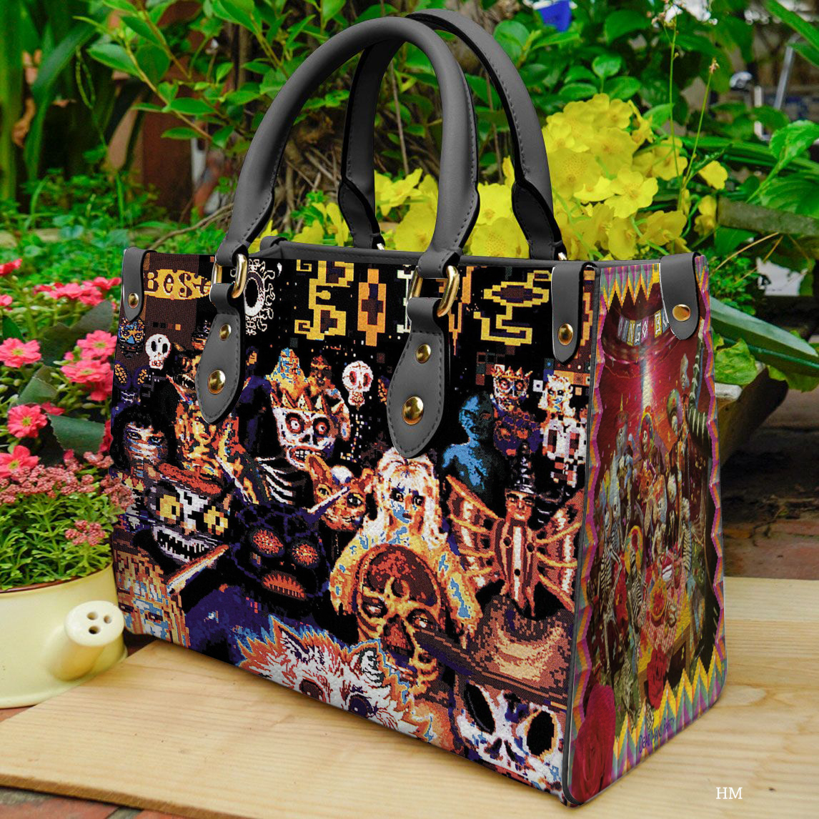 Oingo Boingo Leather Handbag 1 Oingo Boingo Leather Handbag