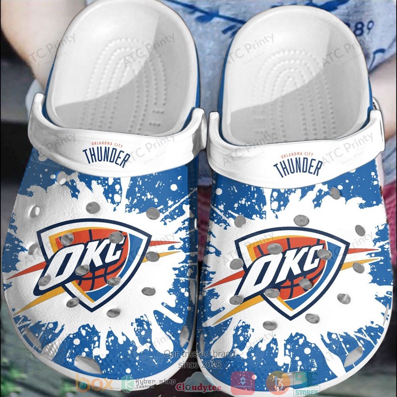 Oklahoma City Thunde Soft Clogs 1 Oklahoma City Thunde Soft Clogs