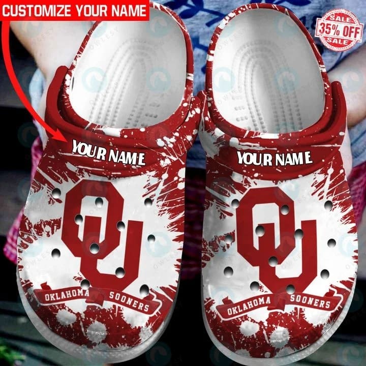 Oklahoma Sooners 1 Lover Soft Clogs 1 Oklahoma Sooners 1 Lover Soft Clogs