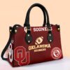 Oklahoma Sooners Leather Handbag