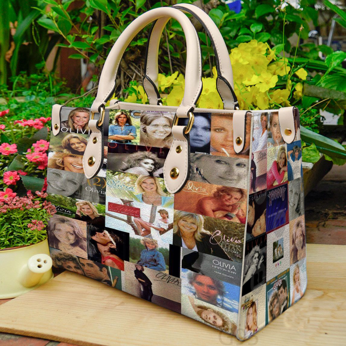 Olivia Newton-John Leather Handbag 1 Olivia Newton-John Leather Handbag