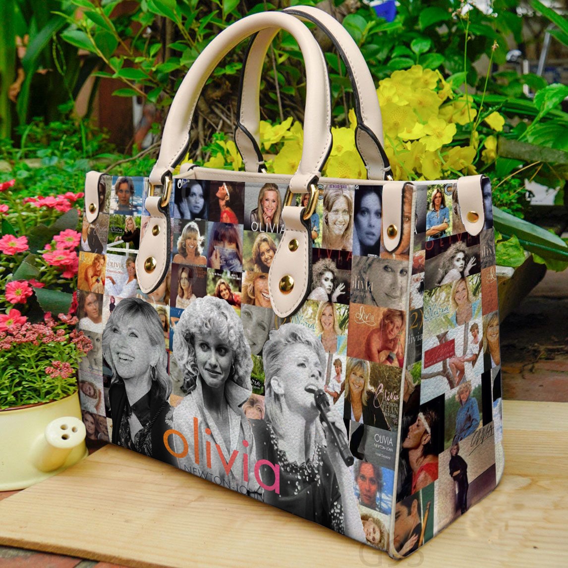 Olivia Newton John Lover Leather Handbag 1 Olivia Newton John Lover Leather Handbag