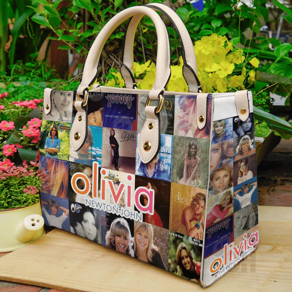 Olivia Newton-john Leather Handbag 1 Olivia Newton-john Leather Handbag