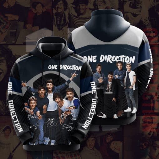 One Direction 1 Hoodie Zip Hoodie 3D 1 One Direction 1 Hoodie Zip Hoodie 3D