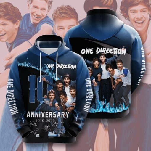 One Direction Hoodie Zip Hoodie 3D 1 One Direction Hoodie Zip Hoodie 3D
