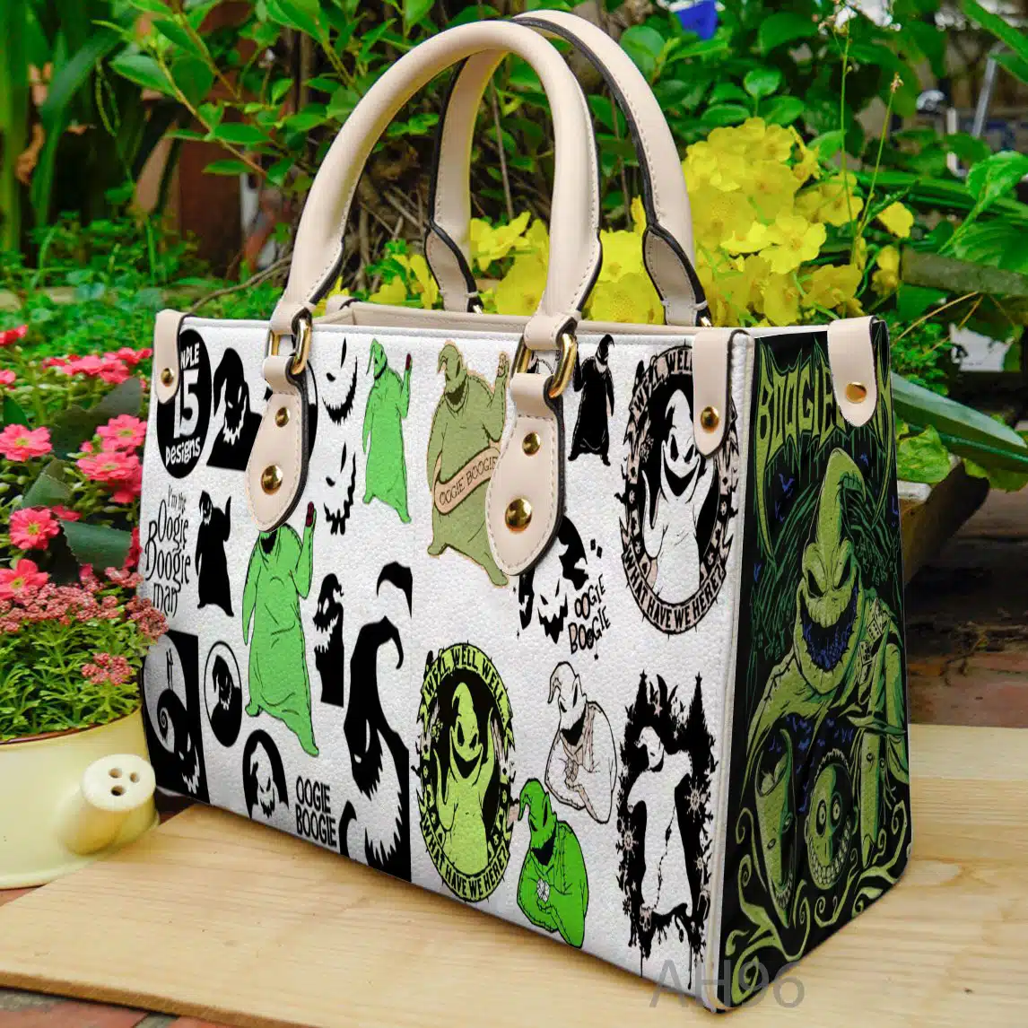 Oogie Boogie Leather Handbag 1 Oogie Boogie Leather Handbag