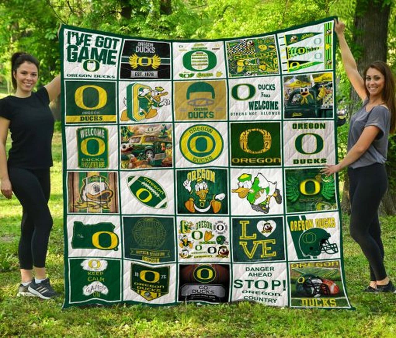 Oregon Ducks 1 Blanket 1 Oregon Ducks 1 Blanket