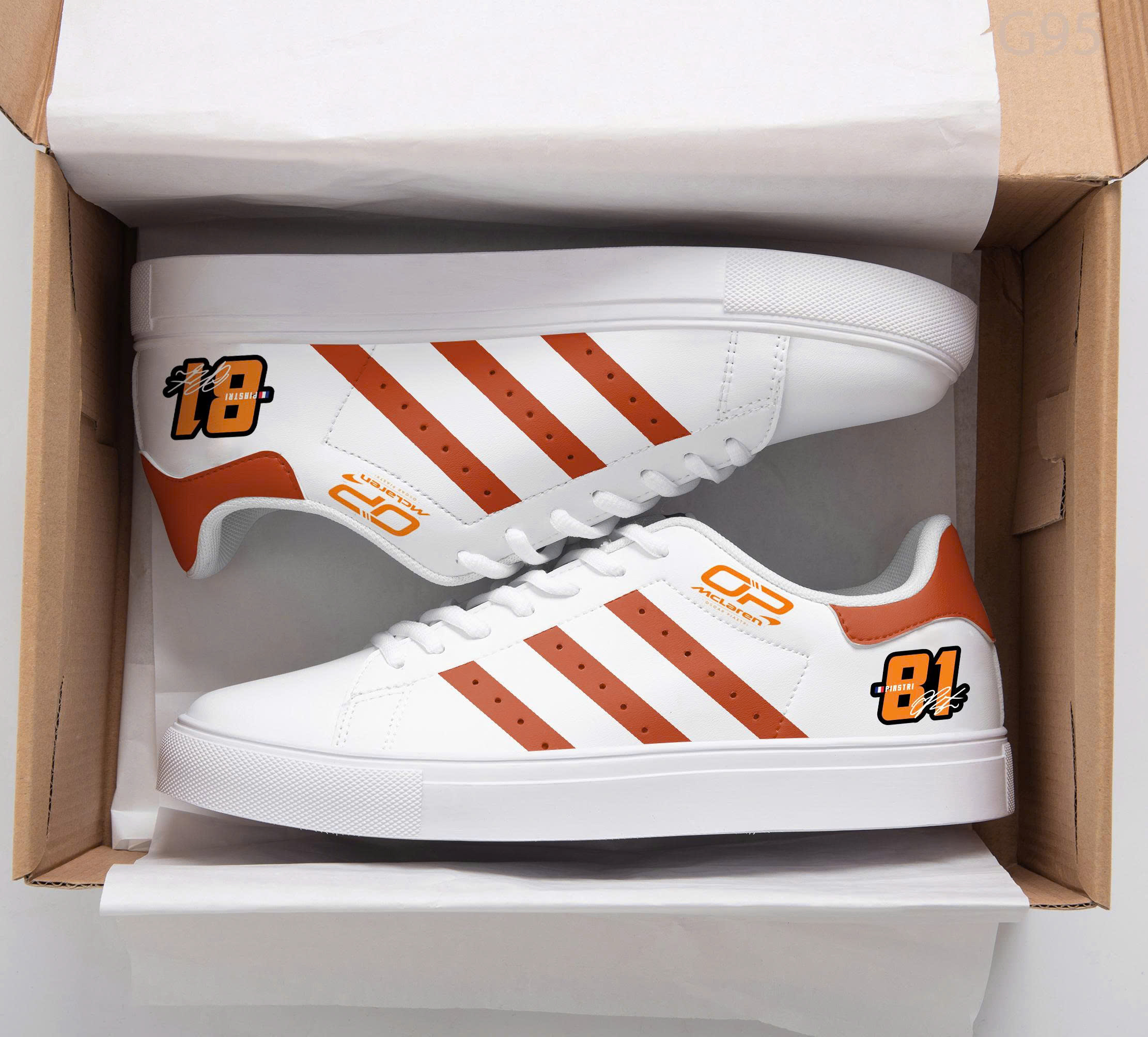 Oscar Piastri Stan Smith Shoes 1 Oscar Piastri Stan Smith Shoes