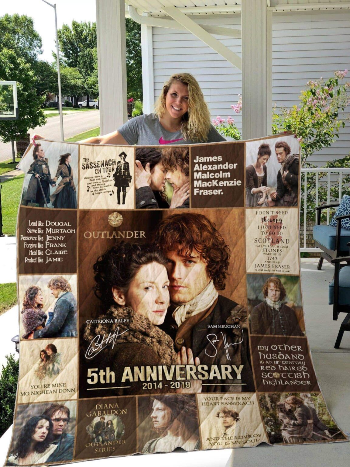 Outlander Vintage Blanket 1 Outlander Vintage Blanket