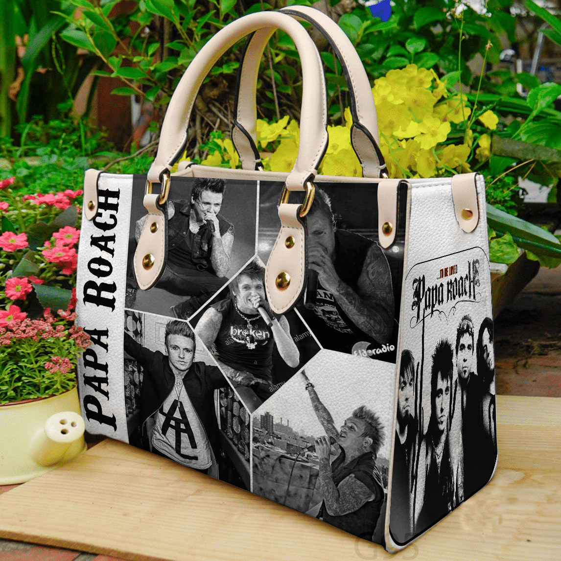 Papa Roach Leather Handbag 1 Papa Roach Leather Handbag