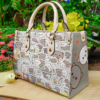 Peach And Goma A2 Leather Handbag