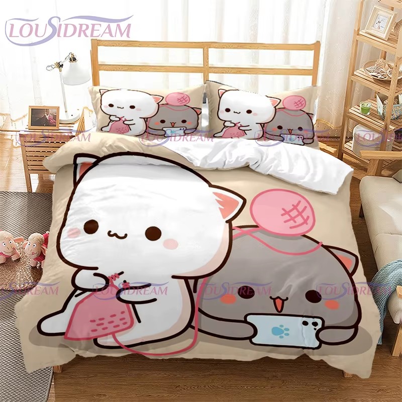Peach And Goma Bedding Set 1 Peach And Goma Bedding Set
