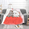 Peach And Goma Lover A1 Blanket