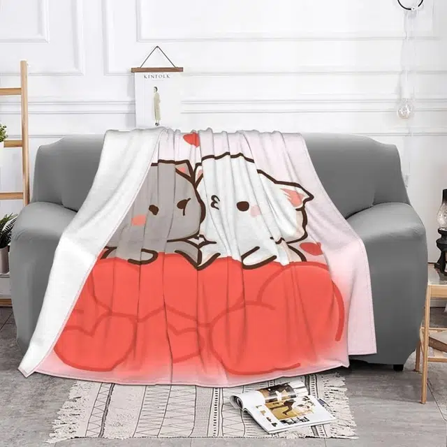 Peach And Goma Lover A1 Blanket 1 Peach And Goma Lover A1 Blanket