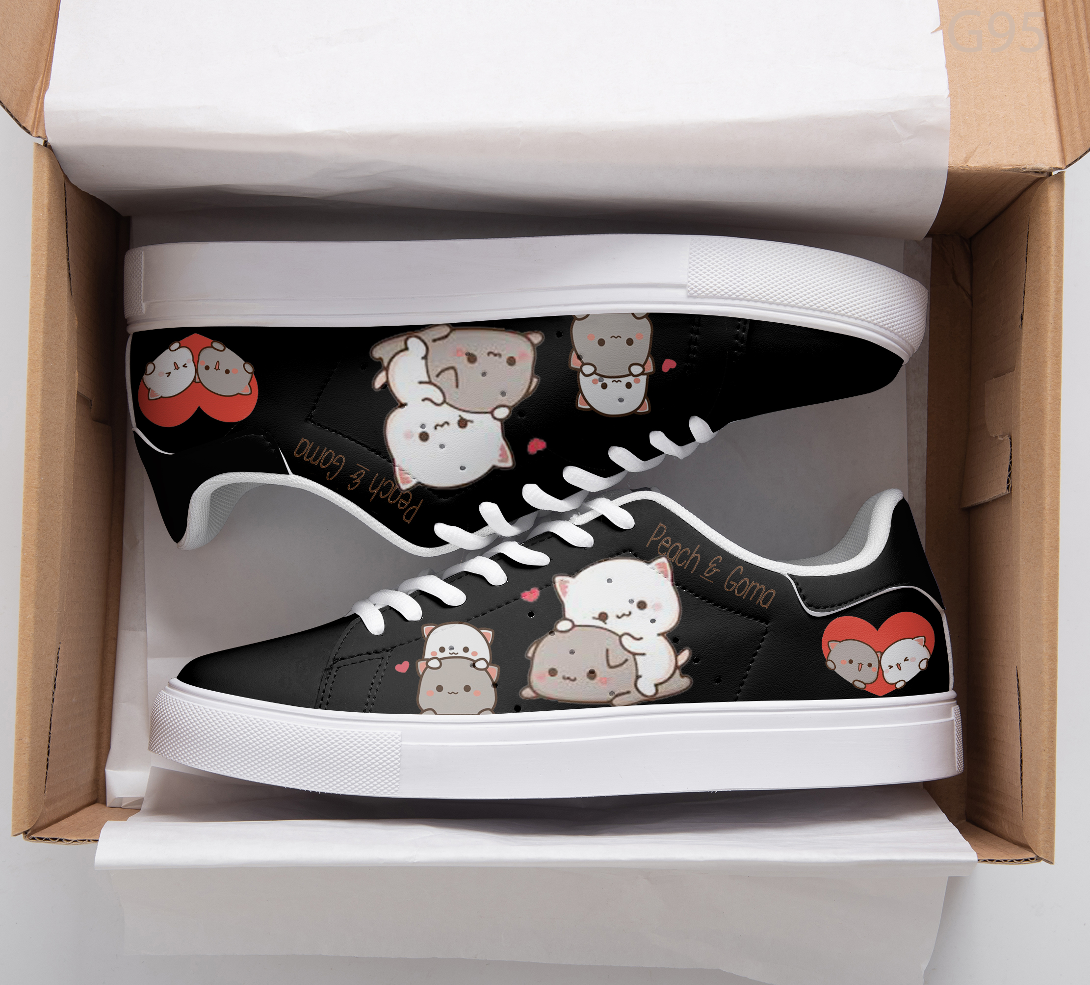 Peach And Goma Lover A2 Stan Smith Shoes 1 Peach And Goma Lover A2 Stan Smith Shoes