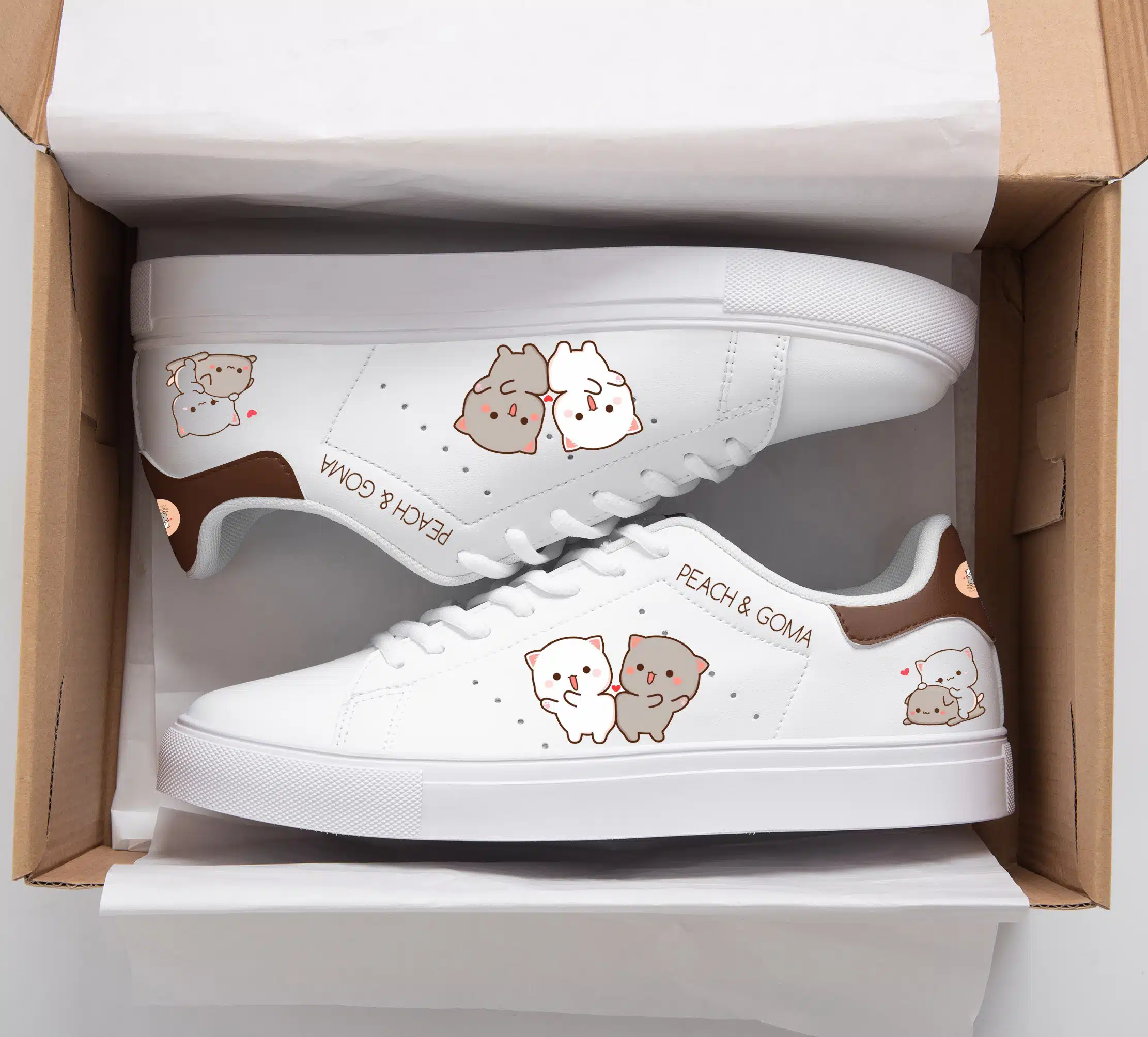 Peach And Goma Lover A5 Stan Smith Shoes 1 Peach And Goma Lover A5 Stan Smith Shoes