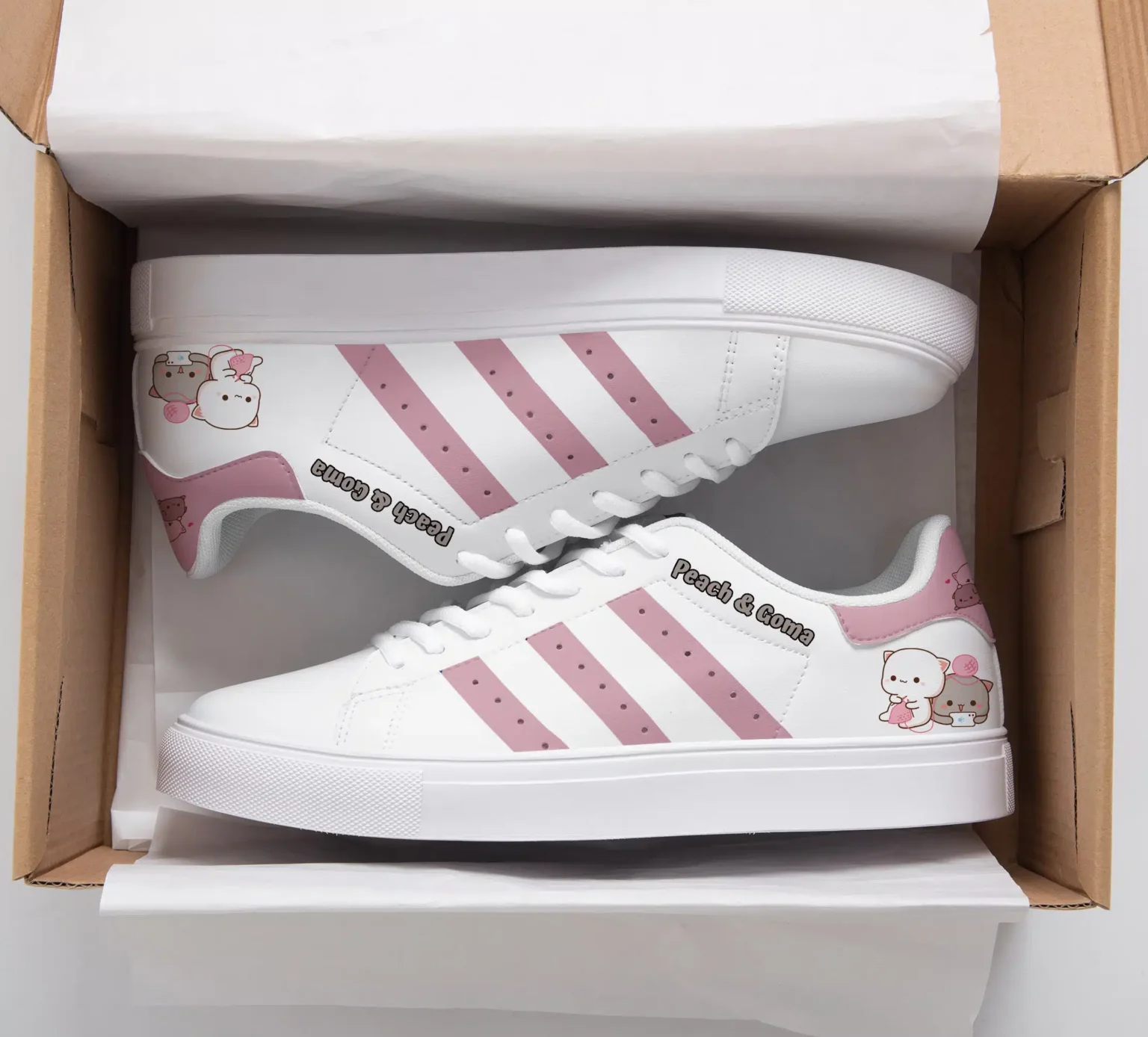 Peach And Goma Stan Smith Shoes 1 Peach And Goma Stan Smith Shoes
