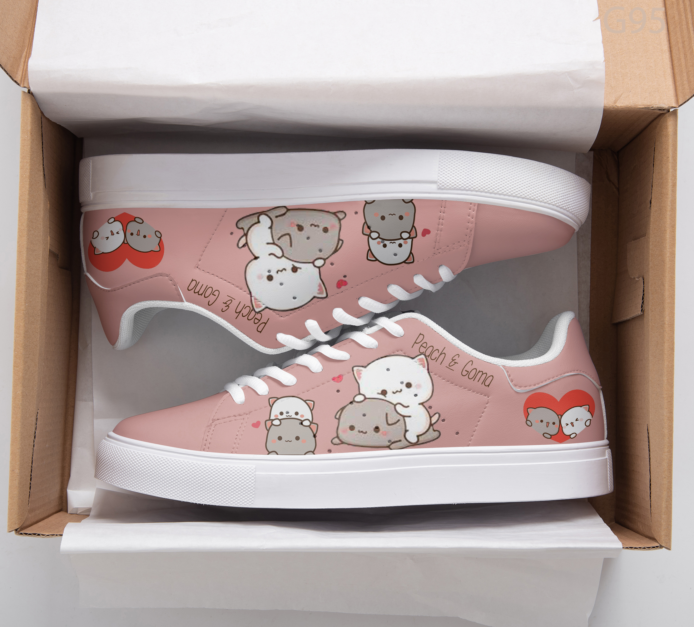 Peach And Goma Stan Smith Shoes 1 Peach And Goma Stan Smith Shoes