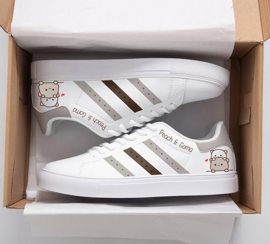 Peach And Goma Stan Smith Shoes 1 Peach And Goma Stan Smith Shoes