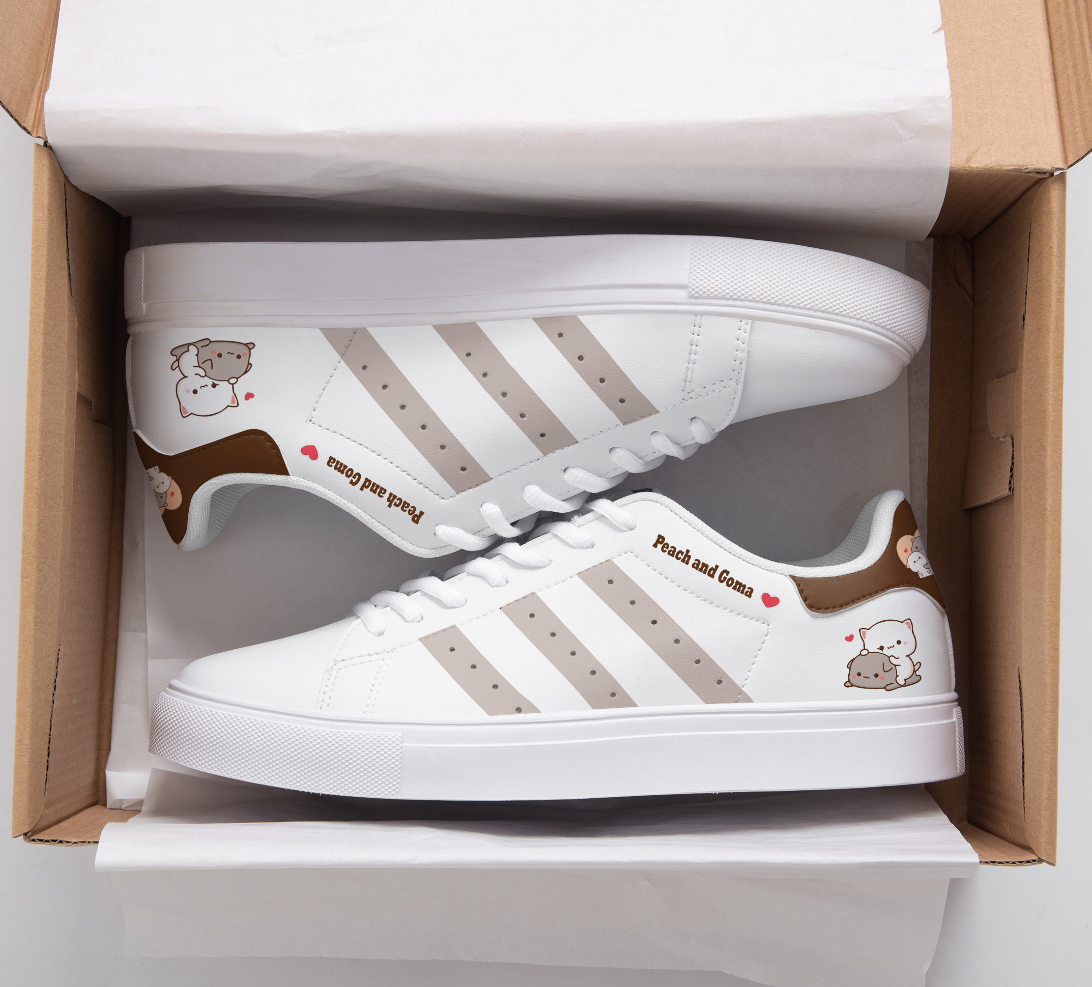 Peach And Goma Stan Smith Shoes 1 Peach And Goma Stan Smith Shoes