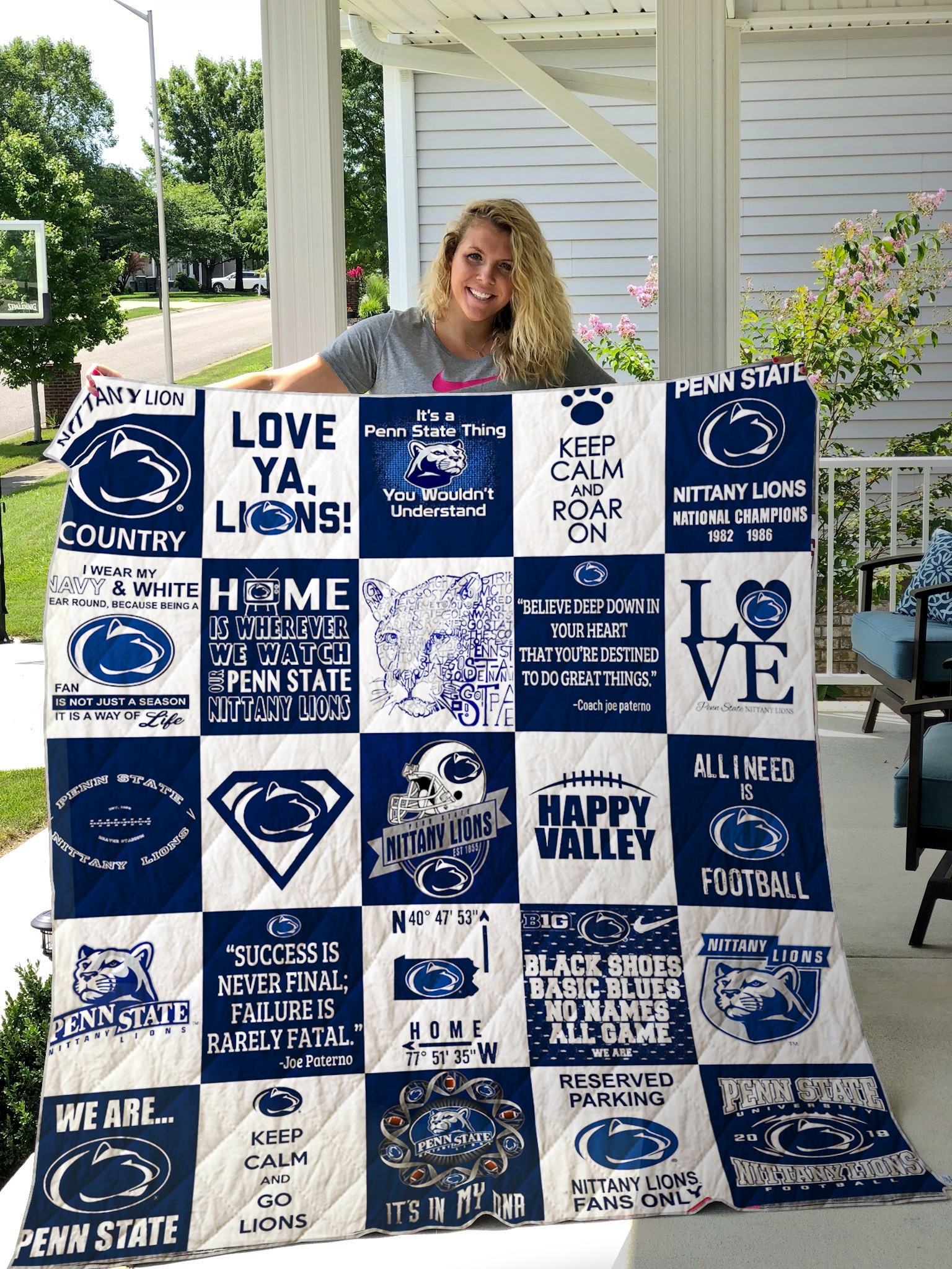 Penn State Nittany Lions Lover Blanket 1 Penn State Nittany Lions Lover Blanket