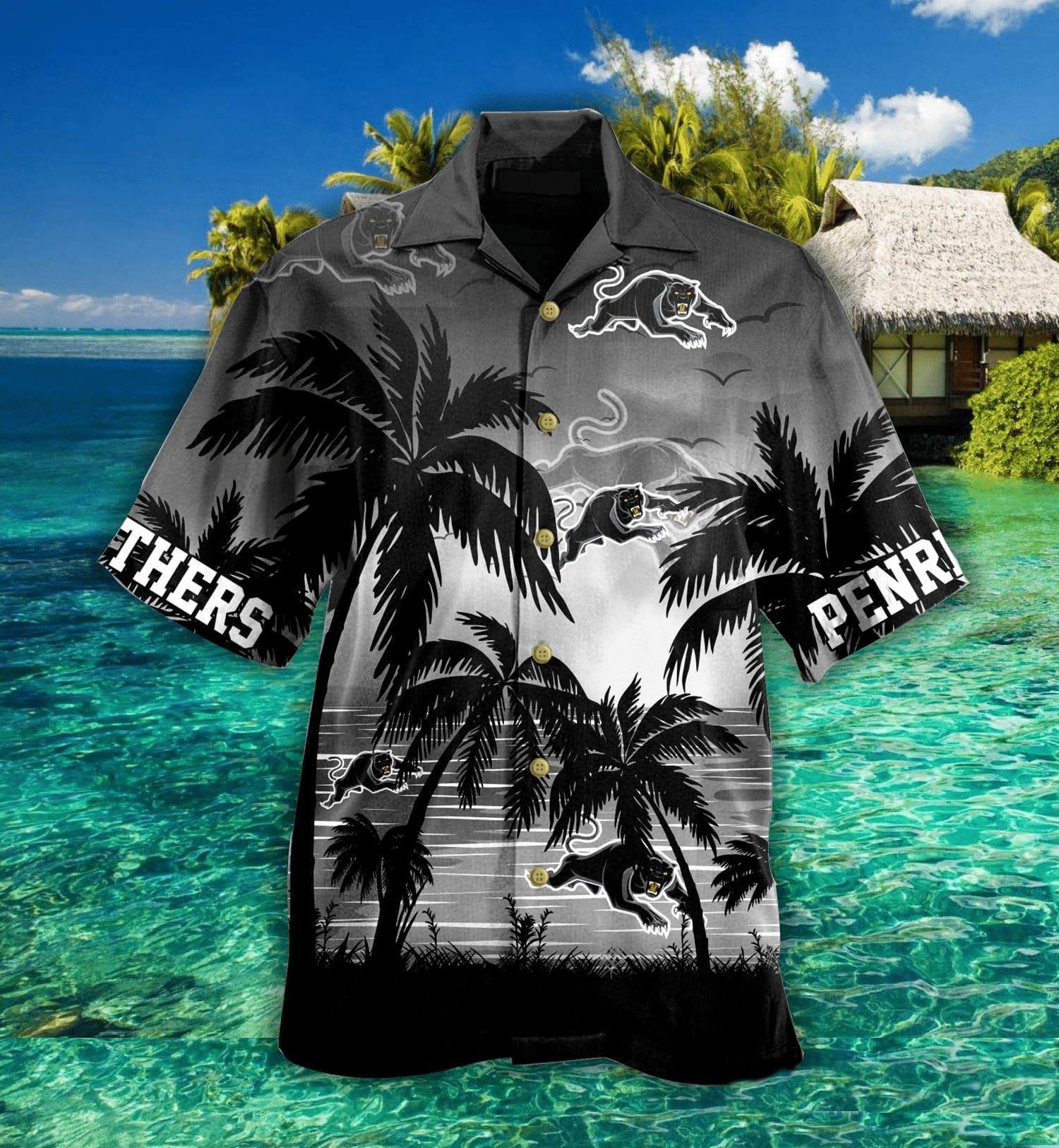 Penrith Panthers Hawaiian Shirt 1 Penrith Panthers Hawaiian Shirt